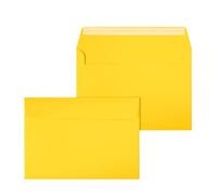 Netuno 20 buste da lettera giallo formato C5 16,2 x 22,9 cm 120g buste eleganti grandi a5 carta alta qualità per lettere partecipazioni inviti matrimonio compleanno biglietti ufficiocompleanno