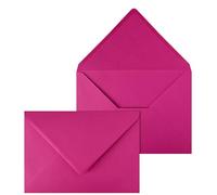 Netuno 20 buste da lettera grandi colorate rosa scuro formato C5 16,2 x 22,9 cm 120g buste grandi eleganti carta colorata per partecipazioni biglietti inviti matrimonio compleanno Natale Pasqua