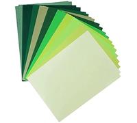 Netuno 20 fogli cartoncini colorati verdi formato A4 210 x 297 mm mix colorato A5 Fogli colorati di carta e cartoncino verde per stampe e lavori creativi colori assortiti carta Artigianale