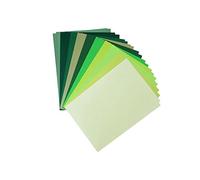 Netuno 20 fogli cartoncini colorati verdi formato A5 148 x 210 mm mix colorato A5 Fogli colorati di carta e cartoncino verde per stampe e lavori creativi colori assortiti carta Artigianale