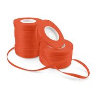 Netuno 20x rotolo nastro mattone 6 mm x 32 m nastro di raso satinato decorativo nastro satin per imballaggio regalo decorazione matrimonio compleanno festa nastrino colorato satin ribbon