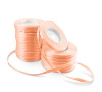 Netuno 20x rotolo nastro salmone 6 mm x 32 m nastro raso nastro decorativo satin per feste matrimonio compleanno Natale prima comunione battesimo bomboniere nastrino marrone satin ribbon