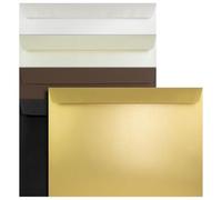Netuno 25 buste colorate mix elegante formato C4 22,9 x 32,4 cm buste lettera grandi eleganti colori assortiti per fogli A4 certificati contratti documenti