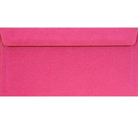 Netuno 25 Buste Colorate Rosa Shocking per Lettere - Formato DL 220x110 mm, 90 g - Burano Buste Americane Lunghe Belle di Carta per Partecipazioni
