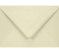 Netuno 25 buste da lettera avorio formato B6 12,5 x 17,5 cm 120g Aster Smooth Ivory buste lettere per partecipazioni matrimonio inviti battesimo feste di compleanno fidanzamento