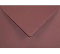 Netuno 25 buste da lettera bordeaux formato B6 12,5 x 17,5 cm 120g Keaykolour Carmine buste lettere eleganti colorate B6 ecologiche per partecipazioni inviti matrimonio compleanno battesimo
