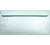 Netuno 25 buste da lettera lunghe blu azzurro formato DL 11 x 22 cm 120g Majestic Damask Blue buste perlate colorate buste perlescenti per matrimonio inviti battesimo compleanno Natale Pasqua