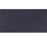 Netuno 25 buste da lettera lunghe blu scuro formato americano DL 220 x 110 mm 115 g Sirio Color Dark Blu buste colorate in carta colorata buste feste di compleanno battesimo matrimonio comunione