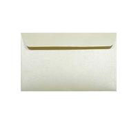 Netuno 25 buste da lettera perlate crema 10,5 x 15,5 cm 120g Candelight Cream buste perlescenti belle eleganti per biglietti auguri inviti partecipazioni matrimonio battesimo compleanno comunione