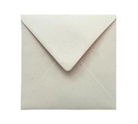 Netuno 25 buste da lettera quadrate avorio 15,5 x 15,5 cm 130g Flora Avorio buste eleganti carta riciclata per matrimonio compleanno partecipazioni inviti battesimo Natale Pasqua biglietti auguri