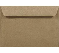 Netuno 25 buste in carta kraft formato C6 11,4 x 16,2 cm buste ecologiche vintage naturali riciclate per matrimoni Natale inviti biglietti auguri compleanno Natale Pasqua