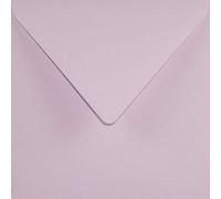 Netuno 25 Buste Lettera Colorate Quadrate Lila 153x153 mm 90g Burano - Invito Carta Colorata per Lettere Eleganti, Biglietti con Lembo a Punta