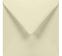 Netuno 25 buste lettere avorio quadrate 15,5 x 15,5 cm 120g Aster Smooth Ivory buste quadrate per matrimonio inviti battesimo compleanno comunione biglietti di auguri