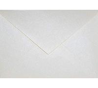 Netuno 25 buste lettere crema perlato formato C6 114x 162 mm 120g Aster Metallic Cream buste perlate colorate belle buste carta perlata per partecipazioni inviti auguri Natale Pasqua