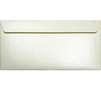 Netuno 25 buste per lettere colorate crema formato DL 11 x 22 cm Majestic Candelight Cream buste perlate per matrimonio biglietti inviti nozze feste compleanno fidanzamento eleganti