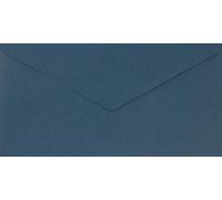 Netuno 25 buste per lettere colorate DL Americane blu 22 x 11 cm 115g Sirio Color Blu busta colorata lunga per inviti compleanno matrimonio battesimo partecipazioni envelope wedding