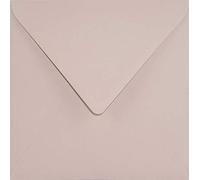 Netuno 25 buste per lettere quadrate colorate rosa vecchio 15,3 x 15,3 cm 120g Keaykolour Old Rose buste quadrate per invito matrimonio battesimo prima comunione Natale Pasqua buste lettera belle