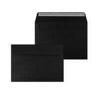 Netuno 250 buste lettere grandi nero C5 16,2 x 22,9 cm buste lettera eleganti per biglietti auguri inviti matrimonio compleanno partecipazioni envelope C5