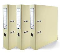 Netuno 3 raccoglitori portadocumenti formato A4 Ekobox Premium Edition meccanismo dorso 75 mm Raccoglitori A4 a 2 Anelli con Meccanismo a Leva