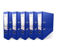 Netuno 5 raccoglitori ad anelli a4 blu registratori a leva con anelli raccoglitori carte dorso 8 cm registratori documenti grandi faldoni portadocumenti classificatori documenti per ufficio casa