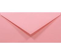 Netuno 50 buste da lettera colorate lunghe buste rosa carta colorata formato DL 110 x 220 mm Rainbow 80g buste americane con lembo a punta