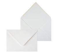 Netuno 50 buste da lettera grandi bianco formato C5 16,2 x 22,9 cm 120g buste grandi eleganti per partecipazioni biglietti inviti matrimonio compleanno battesimo Natale Pasqua