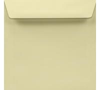 Netuno 50 buste da lettera quadrate avorio 17 x 17 cm 120g Arena Ivory busta elegante con strip adesivo per lettere partecipazioni inviti matrimonio compleanno auguri ufficio