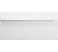 Netuno 50 buste lettera lunghe bianche formato DL 11 x 22 cm 120g Aster Smooth White buste americane DL bianche per feste compleanno matrimonio taglio dritto