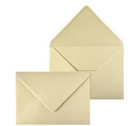 Netuno 50 buste per lettere grandi vaniglia perlato C5 16,2 x 22,9 cm 120g buste perlescenti a5 carta perlata elegante madreperla per inviti partecipazioni biglietti matrimonio compleanno Natale