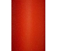 Netuno 50 fogli carta colorata glitterata autoadesiva rosso formato A4 21 x 29,7 cm 150g Aster Glitter carta glitter decorativa lucida per bricolage fai da te scrapbooking progetti creativi