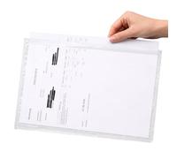 Netuno 500 buste portadocumenti grandi autoadesive C4 26 x 32,5 cm buste porta-documenti trasparenti impermeabili per lettere di vettura fatture bolle di consegna polizze di carico istruzioni avvisi