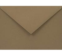 Netuno 500x busta lettera marrone formato C6 114x 162 mm 140g Woodstock Noce busta da lettere elegante busta carta reciclata per matrimonio compleanno battesimo comunione invito partecipazione