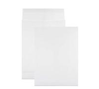 Netuno 50x busta bianca a sacco con soffietti laterali e fondo quadro B4 250x 353 mm 120g busta B4 soffietto per spedizione con strip adesivo