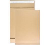 Netuno 50x busta marrone a sacco con soffietti laterali e fondo quadro B4 250x 353 mm 120g busta B4 soffietto per spedizione con strip adesivo
