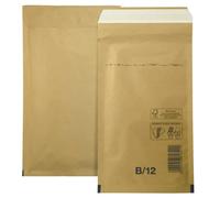Netuno 50x busta spedizione imbottita marrone B/12 (140x 225 mm) buste per spedizioni con bolle d'aria busta per imballaggio pluriball busta bubble busta lettera con bolle busta imbotitta piccola