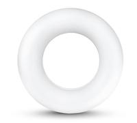 Netuno 5x cerchio polistirolo 20 cm anelli base decorativi polistirolo per Ghirlande Centrotavola Fai da Te Corone Bianche Decorazioni Natalizie Pasquali Matrimoni Feste Natale addobbi