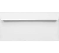 Netuno 900 buste lettera lunghe bianche formato DL 11 x 22 cm 100g Amber buste americane DL bianche per feste compleanno matrimonio taglio dritto lembo gommato