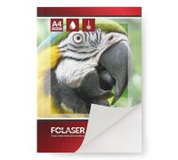 Netuno Folaser 10 fogli formato A4 21 x 29,7 cm pellicola bianca autoadesiva opaca per stampanti laser e fotocopiatrici film adesivo bianco stampabile per mobili vetri auto finestre