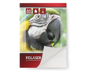 Netuno Folaser 10 fogli formato A4 21 x 29,7 cm pellicola bianca autoadesiva opaca per stampanti laser e fotocopiatrici film adesivo bianco stampabile per mobili vetri auto finestre