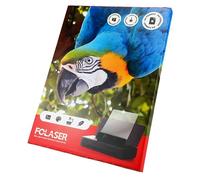 Netuno Folaser 50 fogli formato A4 21 x 29,7 cm pellicola trasparente autoadesiva lucida per stampanti laser e fotocopiatrici film adesivo trasparente stampabile per mobili vetri auto finestre