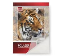 Netuno Folaser 50 fogli formato SRA3 32 x 45 cm pellicola trasparente opaca adesiva per stampante laser e fotocopiatrici pellicola autoadesiva foglio autoadesivo film adesivo per stampa laser