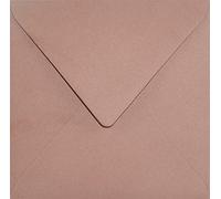 Netuno Keaykolour Rosebud - 100 buste per lettere, quadrate, 153 x 153 mm, 120 g, eleganti buste colorate e ecologiche