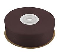 Netuno Nastro da 25 mm x 32 m, colore marrone, nastro decorativo in organza, per decorazioni fai da te, artigianato, matrimoni, feste, regali