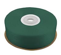 Netuno Nastro da 25 mm x 32 m, colore verde bottiglia, nastro decorativo in organza, per decorazioni fai da te, artigianato, matrimoni, feste, regali