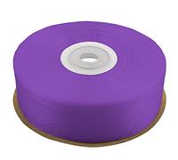 Netuno Nastro da 25 mm x 32 m, colore viola scuro, nastro decorativo in organza, per decorazioni fai da te, artigianato, matrimoni, feste, regali
