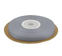 Netuno Nastro da 6 mm x 32 m, colore argento pallido, nastro decorativo in organza, per decorazioni fai da te, artigianato, matrimoni, feste, regali