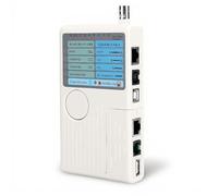 Network Cable Tester, ASHATA 4-in-1 Tester per Cavi di Rete, Tester per Cavo di Rete LAN Detector per RJ45 RJ-11 USB BNC