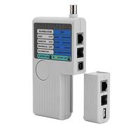 Network Cable Tester, ASHATA 4-in-1 Tester per Cavi di Rete, Tester per Cavo di Rete LAN Detector per RJ45 RJ-11 USB BNC