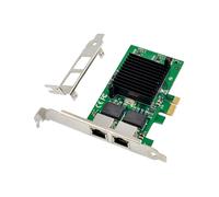 Network Card PCIe x1 Intel - 82575 Dual- RJ45 - Warranty: 300M