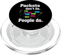 Network Engineer Packets Don't Lie Cybersecurity IT PopSockets PopGrip per MagSafe